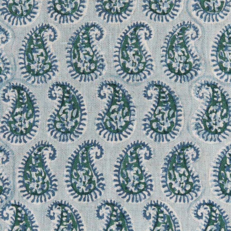 Walter G Simrane Linen Fabric - Byzantine