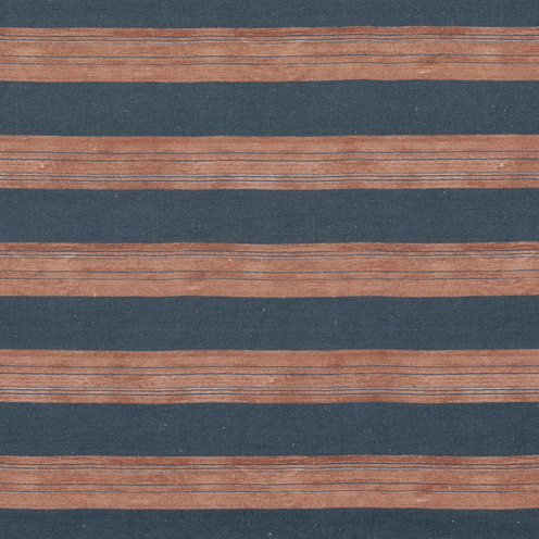 Kelly Wearstler Fabric Askew - Sienna/Navy