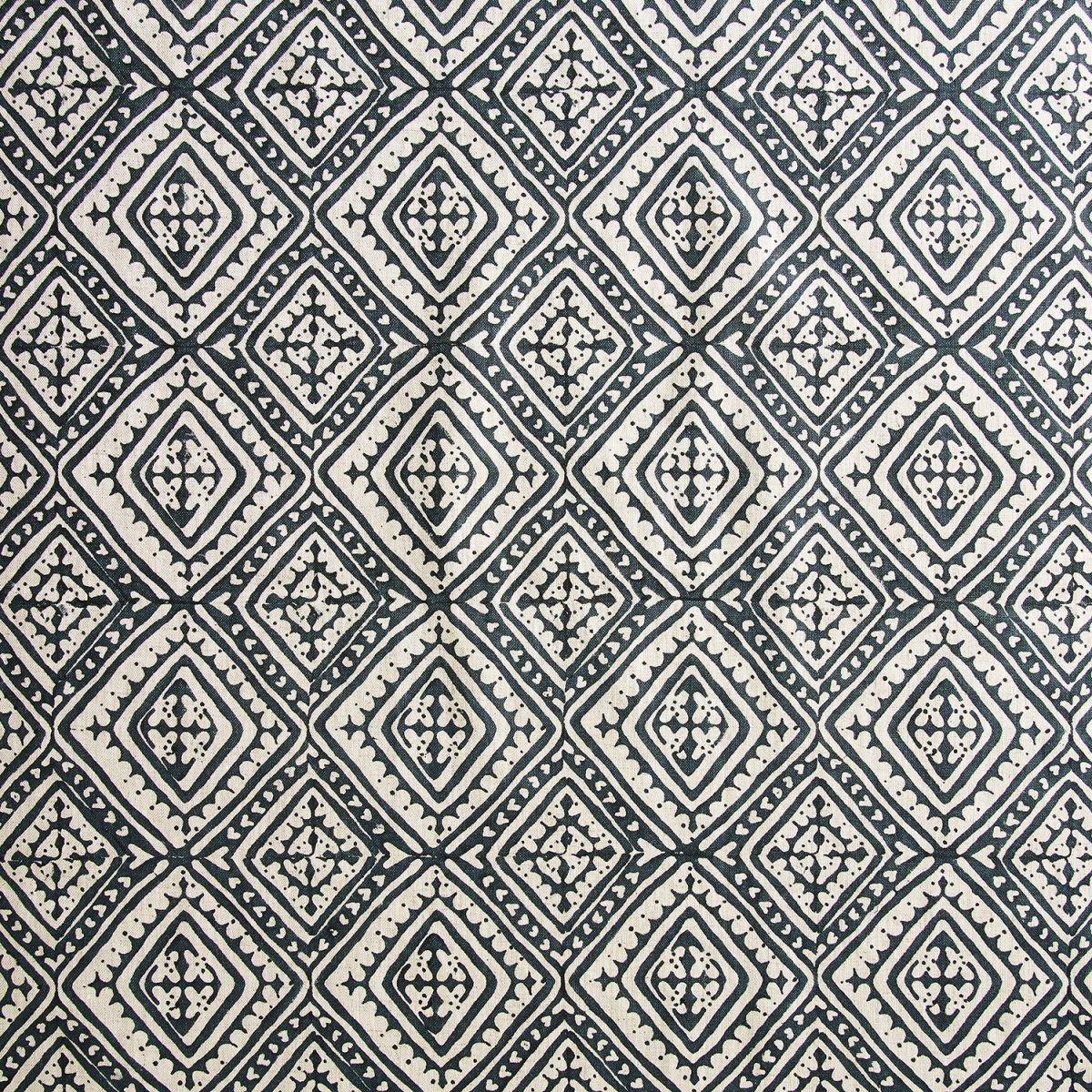 Walter G Havana Indian Teal Linen Fabric