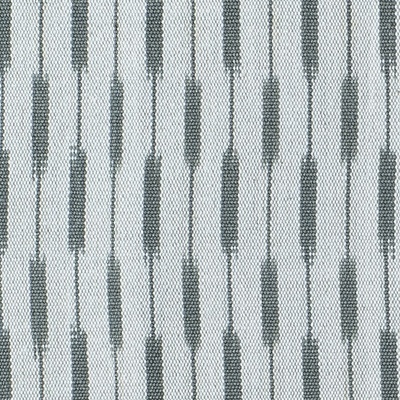 Lomandra Hand Woven Stripe Ikat Cotton Fabric - Charcoal