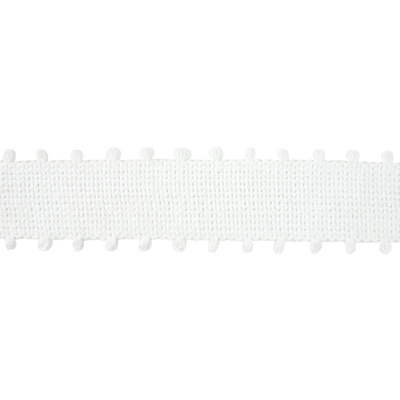 Picot Braid Trim 40mm - White