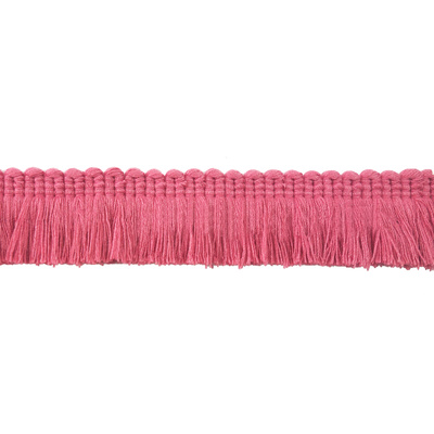 Small Ruche Fringe Trim - Pink