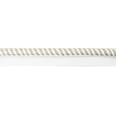 Rope, Flange - Taupe / White