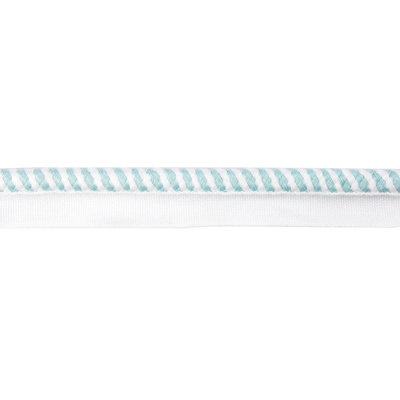 Rope, Flange - Aqua / White