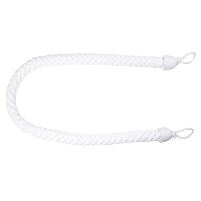 Tie Back Rope Trim - White