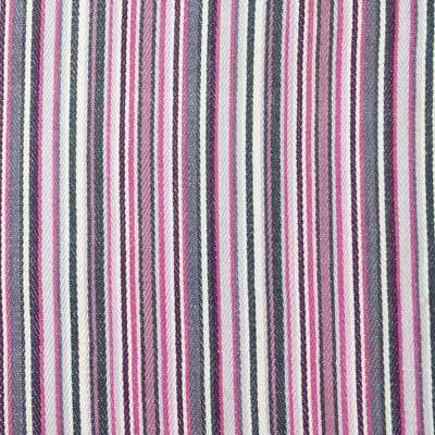 Catstripe Fabric - Multi Grape