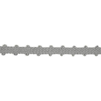 Picot Braid Trim 10mm - Grey