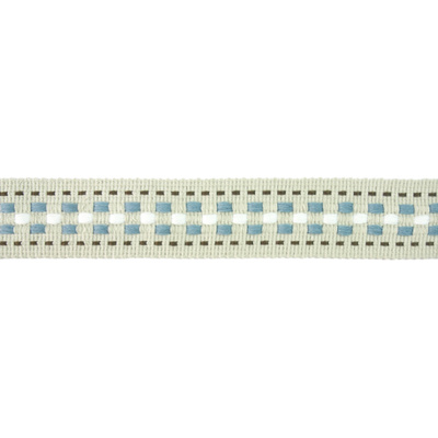 Railway Braid Trim 35mm - Blue/Beige