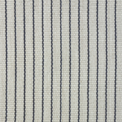 Nautilus Ottoman Woven Stripe Cotton Fabric - Charcoal