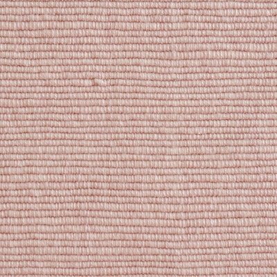 Ruff Hand Woven Textured Cotton Fabric - Blush