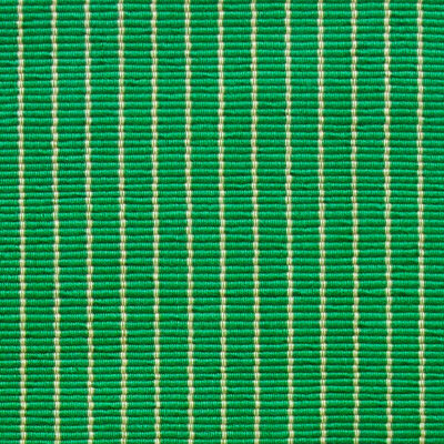 Nautilus Ottoman Woven Stripe Cotton Fabric - Jade