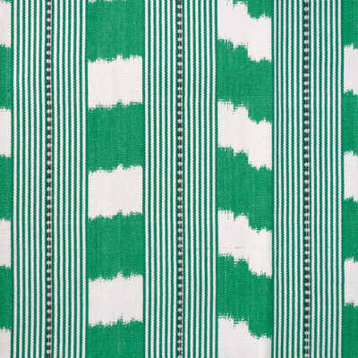 Absurd Stripe Cotton Fabric - Jade