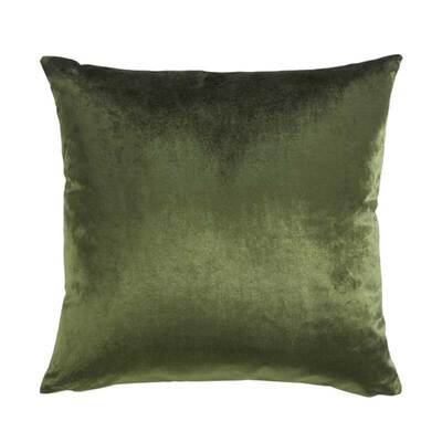 Iosis Khaki Velvet Cushion Cover - 45cm