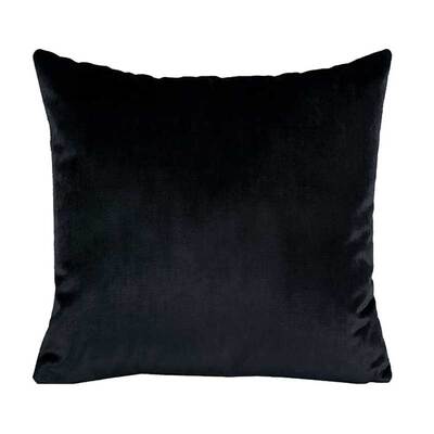 Iosis Black Velvet Cushion Cover - 45cm