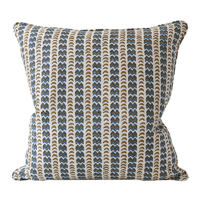 Walter G Rambagh Tobacco Linen Cushion - 50cm
