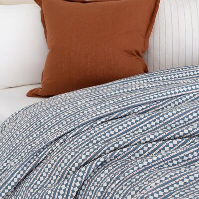 Diamond Kantha Quilt, 220 x 270cm