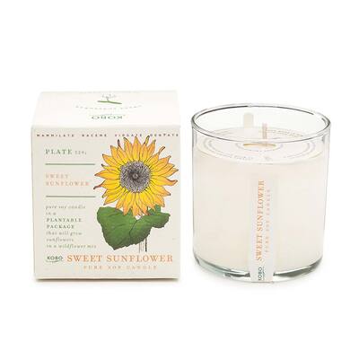 Plant The Box Candle - Sweet Sunflower