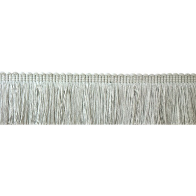 Long Ruche Fringe Trim - Soft Grey