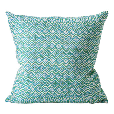 Walter G Sardinia Emerald Linen Cushion - 50cm
