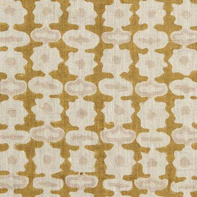 Walter G Pahari Linen Fabric - Saffron