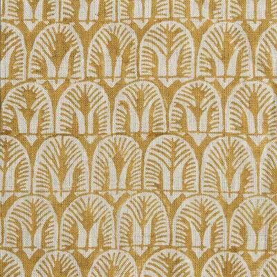 Walter G Belize Linen Fabric - Saffron