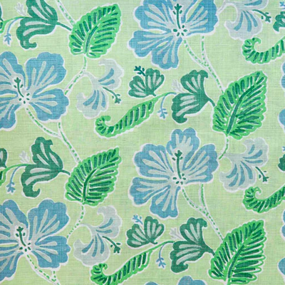 Anna Spiro Oahu Linen Fabric - Seafoam