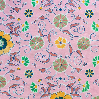 Anna Spiro Leilani Linen Fabric - Pink