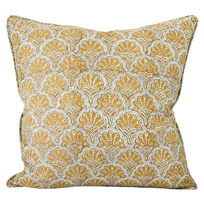 Walter G St Tropez Saffron Linen Cushion - 50cm