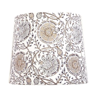 Indian Floral Driftwood Empire Lampshade - 30cm x 25cm x 25cm