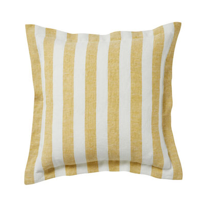 Layla Limoncello Stripe Cushion Cover - 50cm