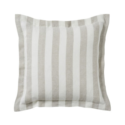 Layla Linen Stripe Cushion Cover - 50cm