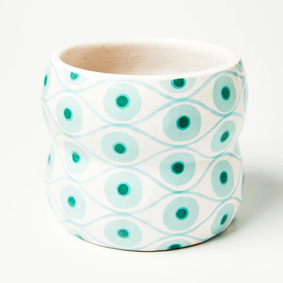 Jones & Co Evil Eye Planter - Sage
