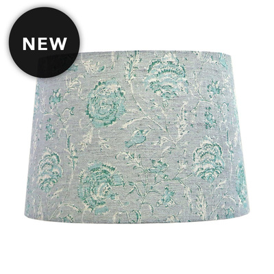 Antique Floral Jade Empire Lampshade - 33cm x 28cm x 23cm