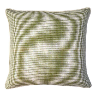 Rover Check Olive with Barmer Semi Bleached Piping Cushion Cover - Various Sizes
