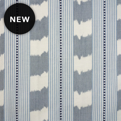 Absurd Stripe Cotton Fabric - French Grey