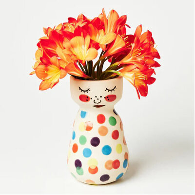 Jones & Co Miss Cozette Spotty Vase