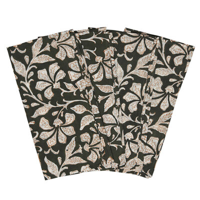 Shadow Floral Napkins - Set of 4