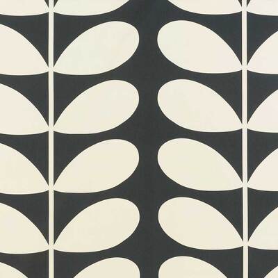 Orla Kiely Giant Stem 100% Cotton Fabric - Cool Grey