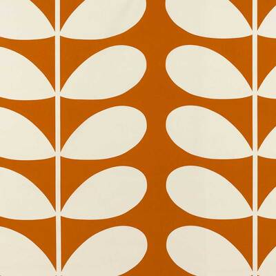 Orla Kiely Giant Stem 100% Cotton Fabric - Orange