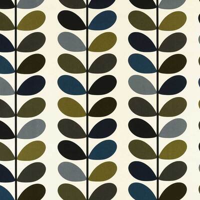 Orla Kiely Multi Stem 100% Cotton Fabric - Moss