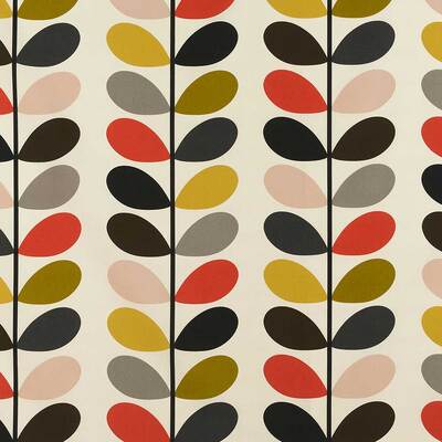 Orla Kiely Multi Stem 100% Cotton Fabric - Tomato