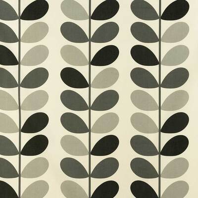 Orla Kiely Multi Stem 100% Cotton Fabric - Warm Grey