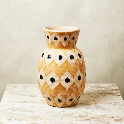 Jones & Co Hippolyte Biege Tall Vase