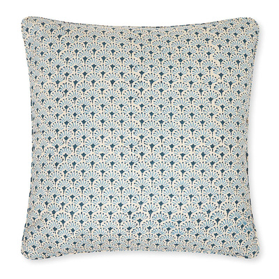 Walter G Pharaoh Azure Linen Cushion - 55cm