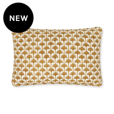 Walter G Ponza Saffron Linen Cushion - 30cm x 45cm