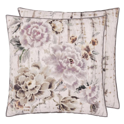 Designers Guild Kyoto Flower Slate Cushion - 50cm