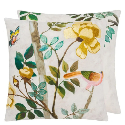 Designers Guild Papillon Chinois Parchment Cushion - 50cm