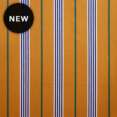 Cameroon Stripe Cotton Fabric - Tumeric