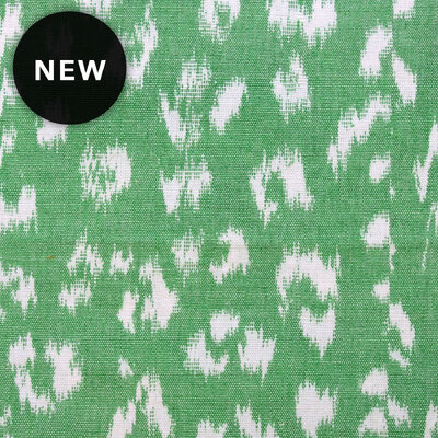 Ocelot Abstract Animal Print Cotton Fabric - Forest