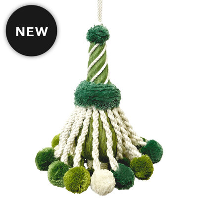 i-mondi® 200 mini pompoms for crafts, light green, 10 mm, small
